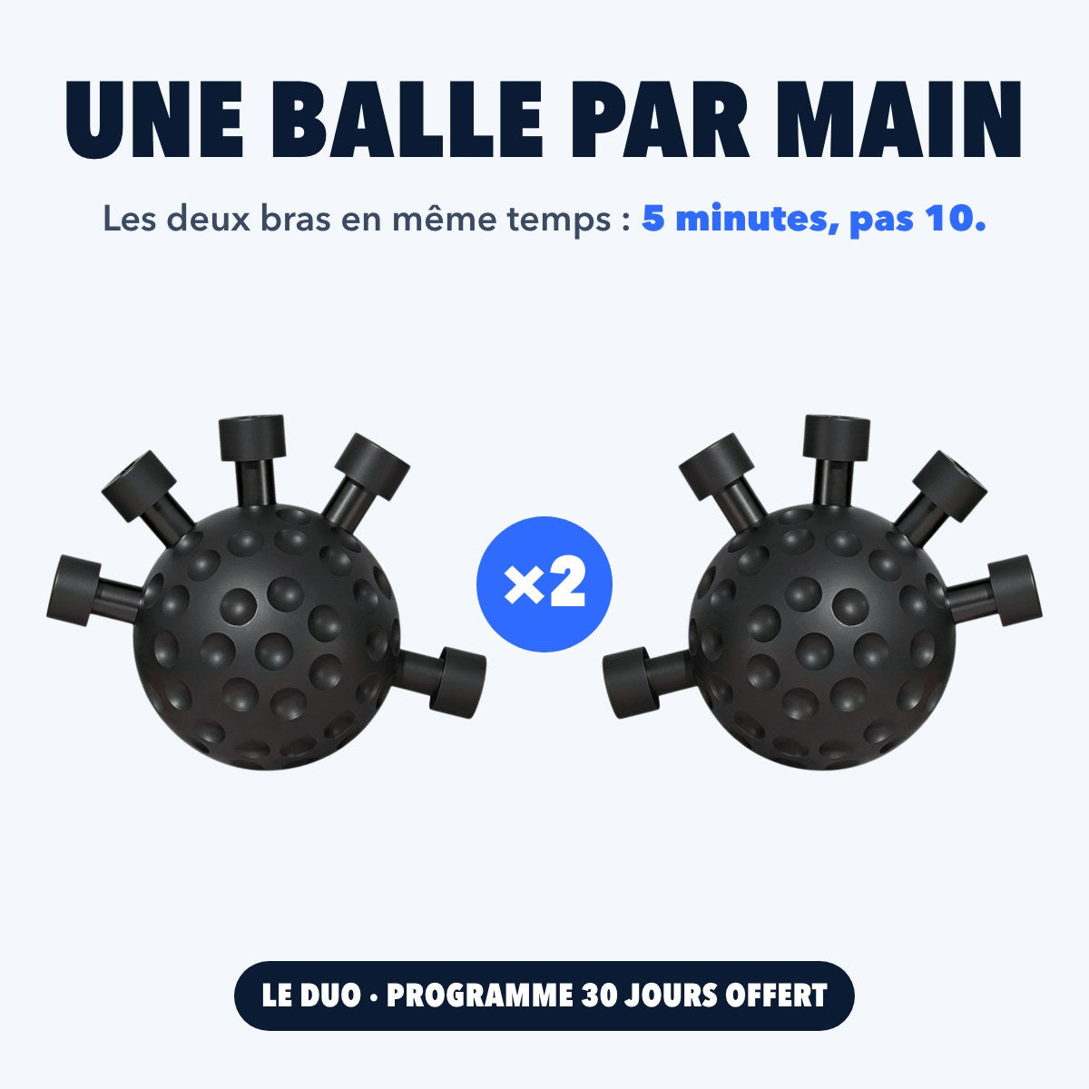 Le duo BRAXO : une balle par main