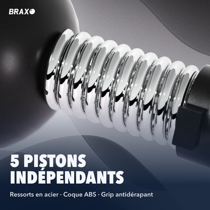 Les 5 pistons à ressort en acier de BRAXO